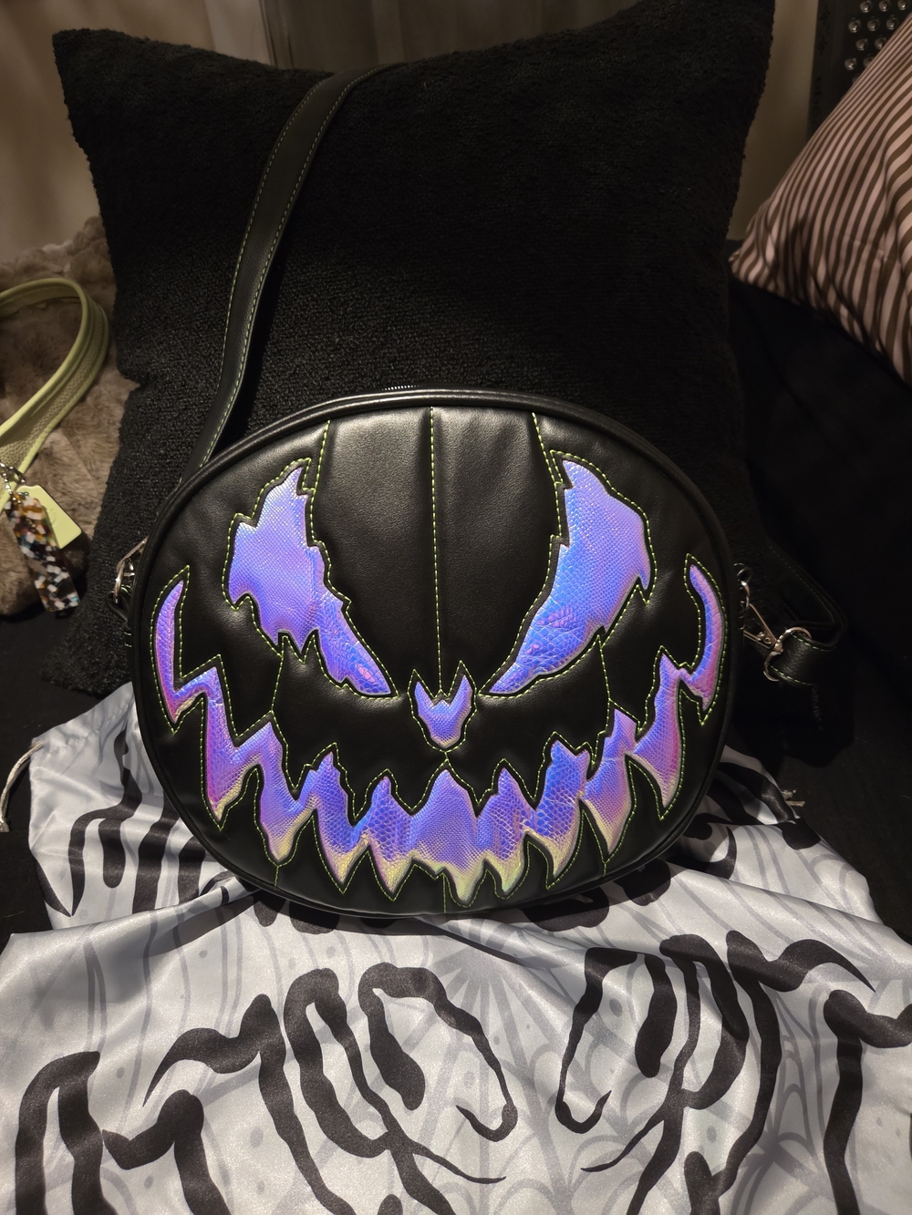 Love Pain & Stitches X Pumpkin Kult Double Crossbody Bag